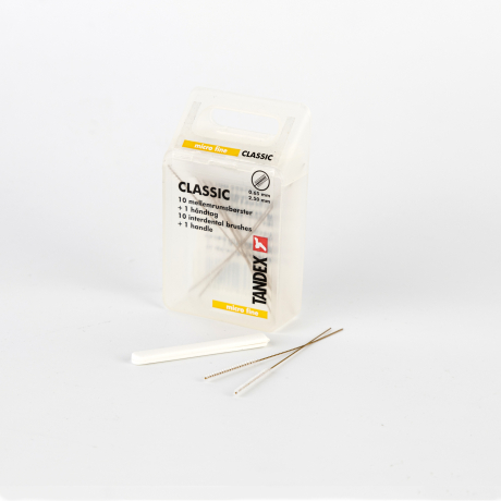 Ершик межзубный Классик (CLASSIC) 0,65/2,5 мм (10 шт.+1 держатель)