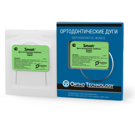 Дуга нитиноловая ТруФлекс, форма Универсальная 14х25