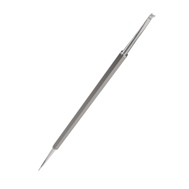 Инструмент для установки металлической лигатуры (такер), изогнутый