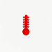 Эластичная лигатура на модуле (под углом, 1 модуль 10 колец) Красная