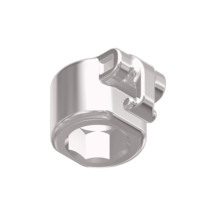 Опорный наконечник (небный с фиксатором, крючком и пазом 022х028)