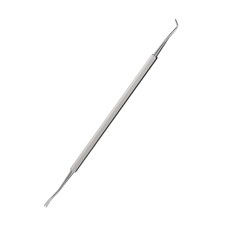 Инструмент для установки металлической лигатуры (такер), изогнутый